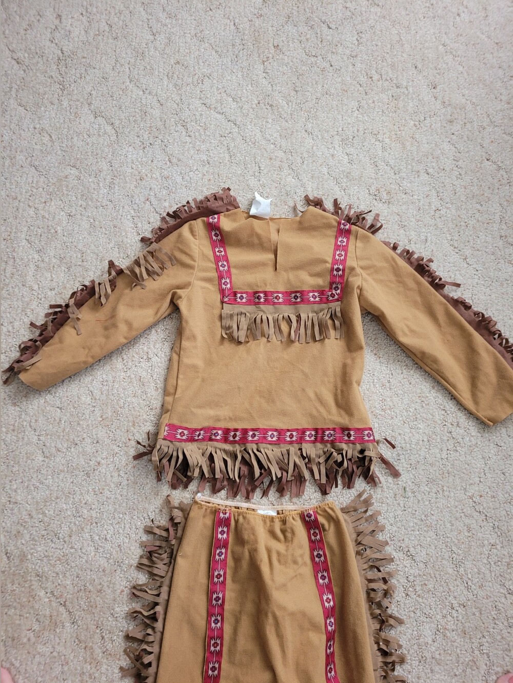 Native American Warrior Boys Costume Size 6x-8 - Picture 4 of 6
